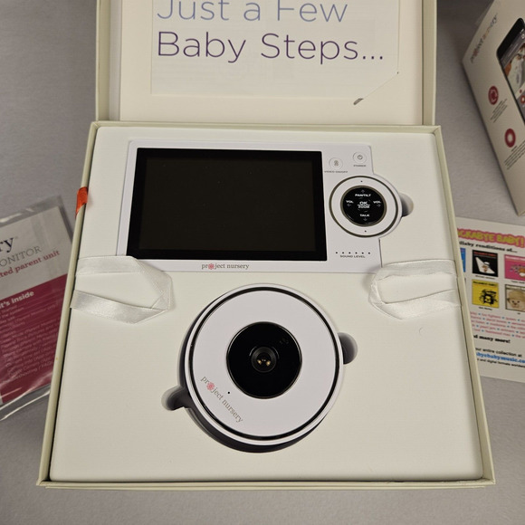 Project Nursery 5" HD Dual Connect Wi-Fi Baby Monitor System Registry Camera - Picture 3 of 16